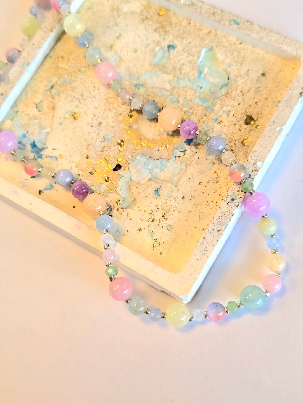 Pastel Rainbow halskæde