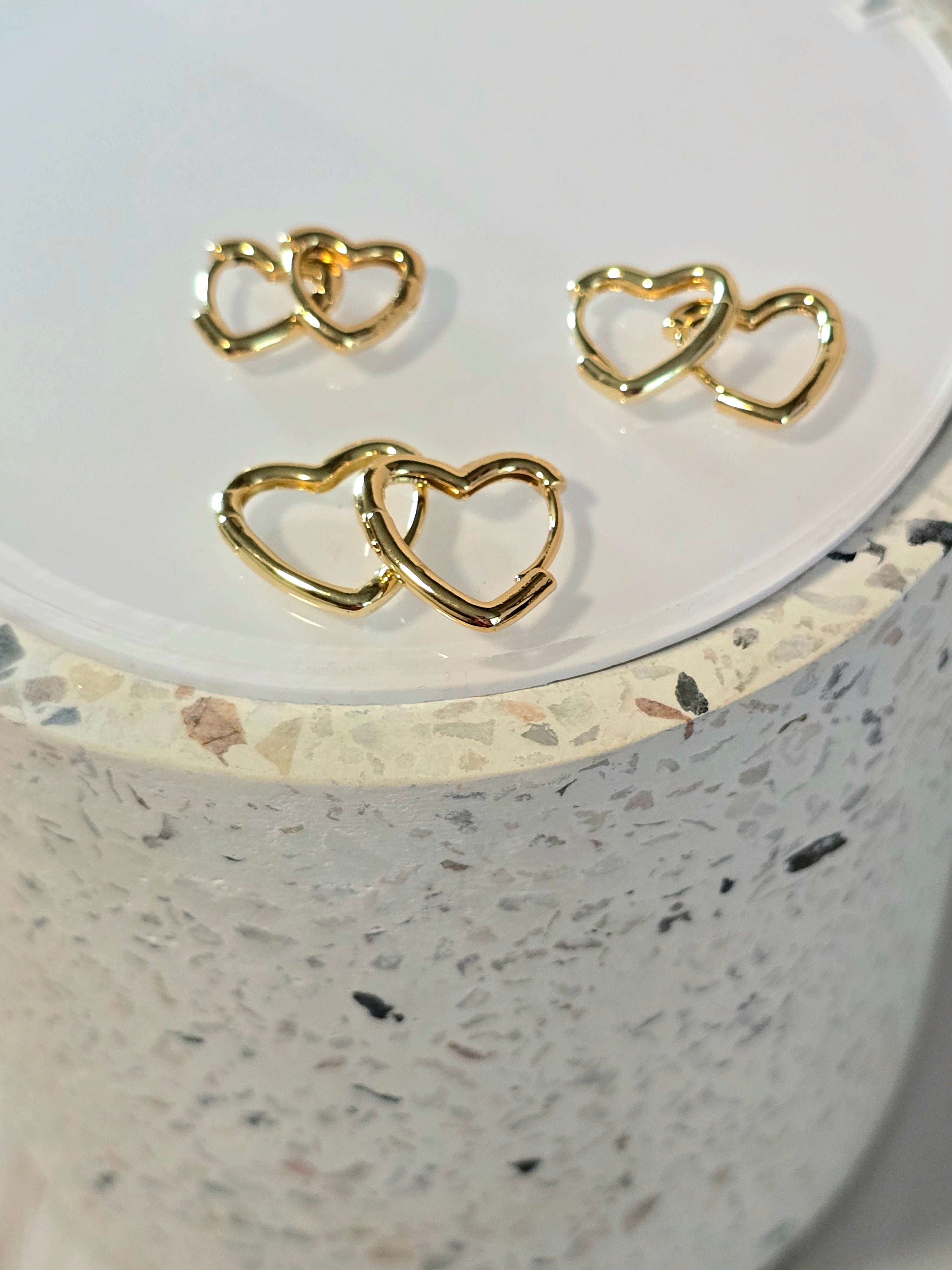 Simple heart hoops