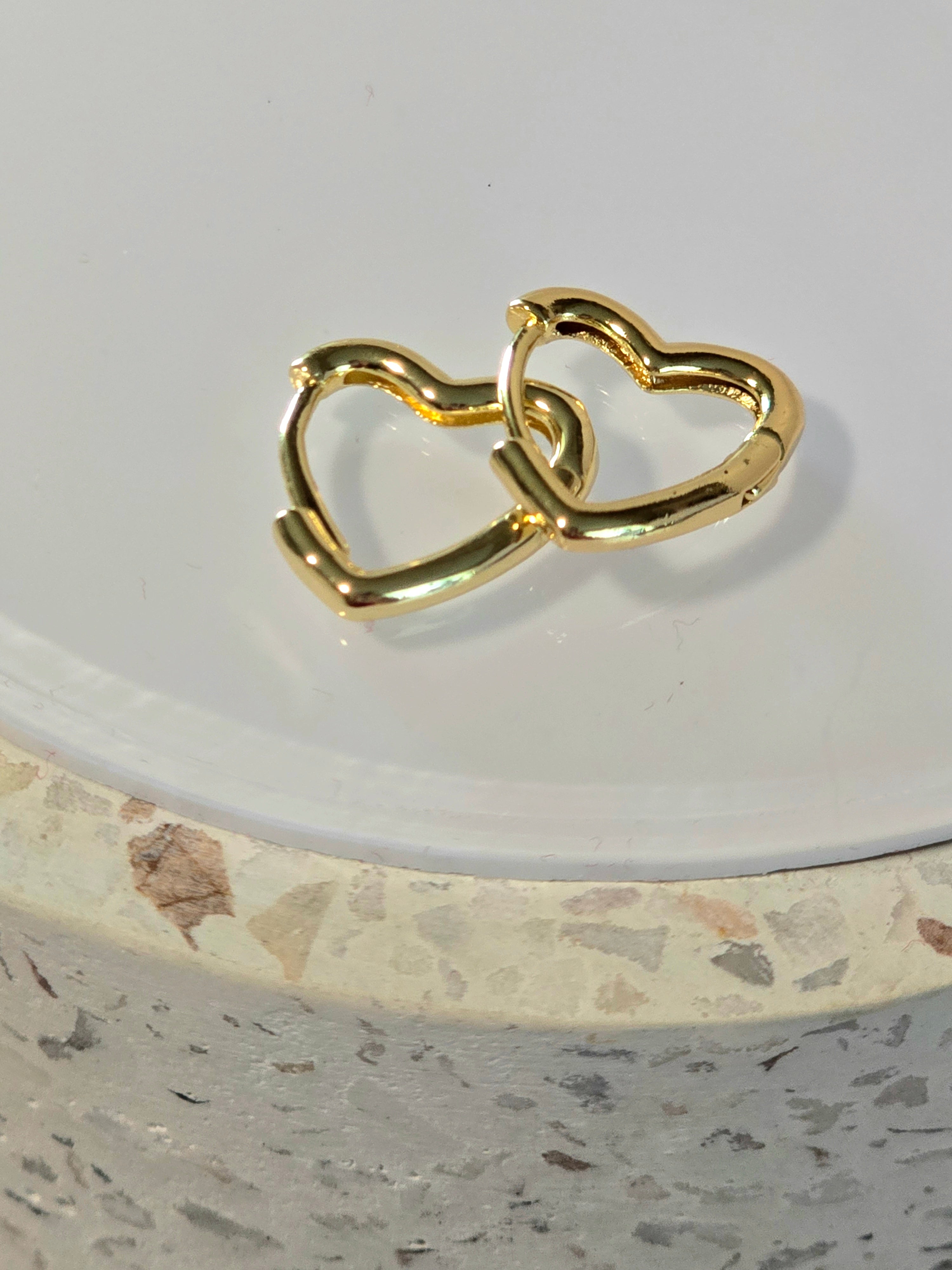 Simple heart hoops