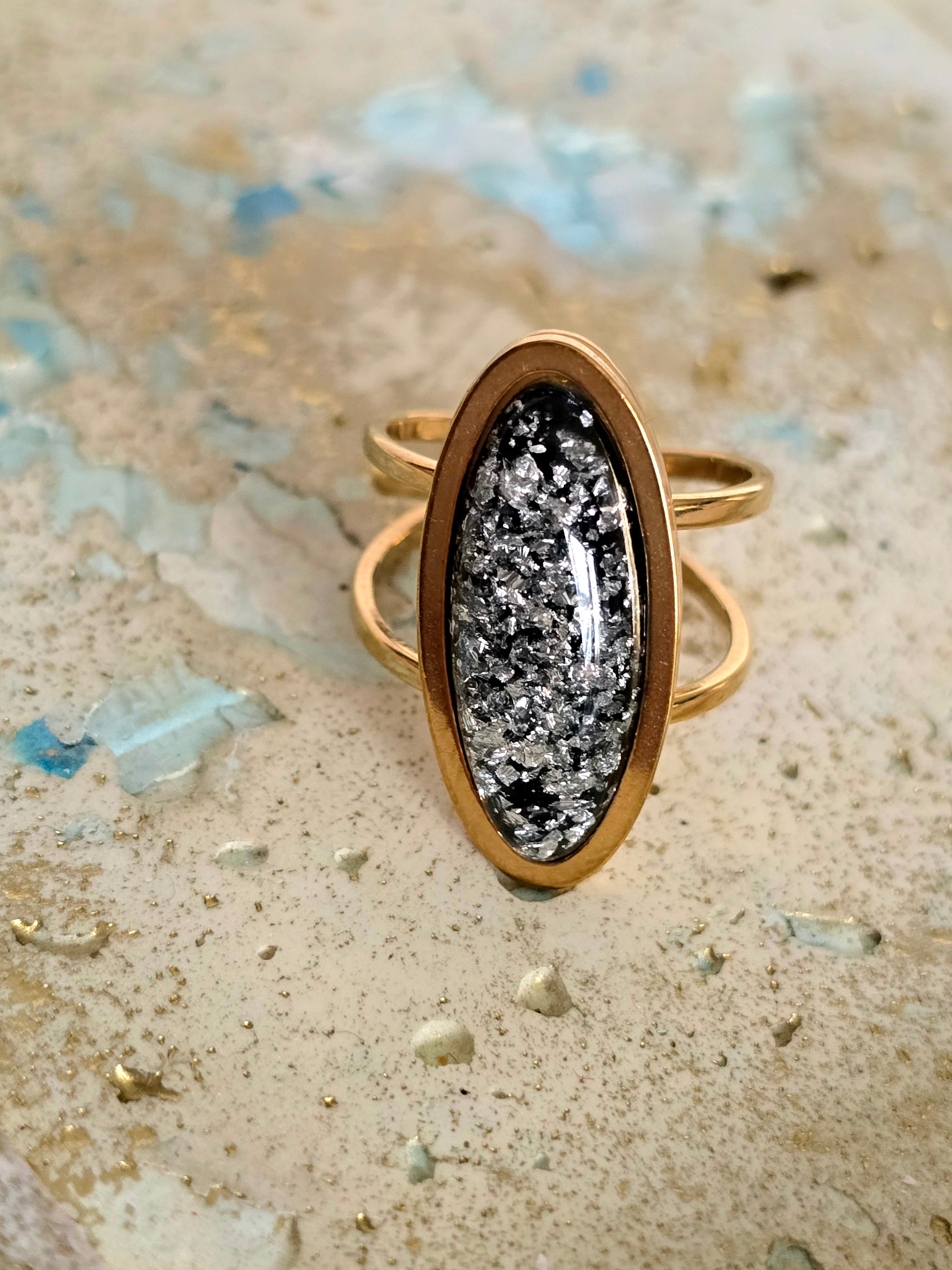 Cosmic Stardust Ring