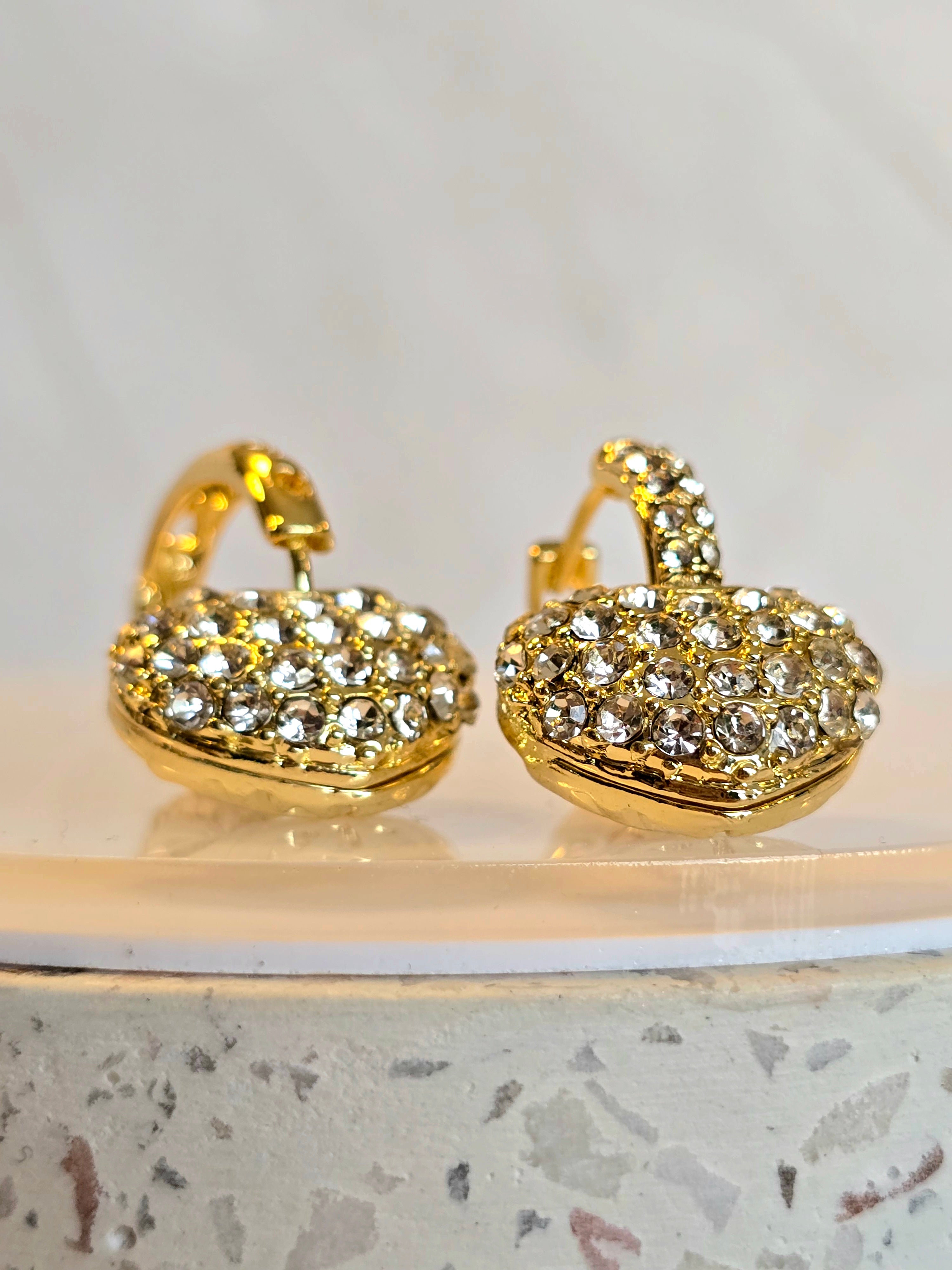 Sweetheart Jewel Hoops