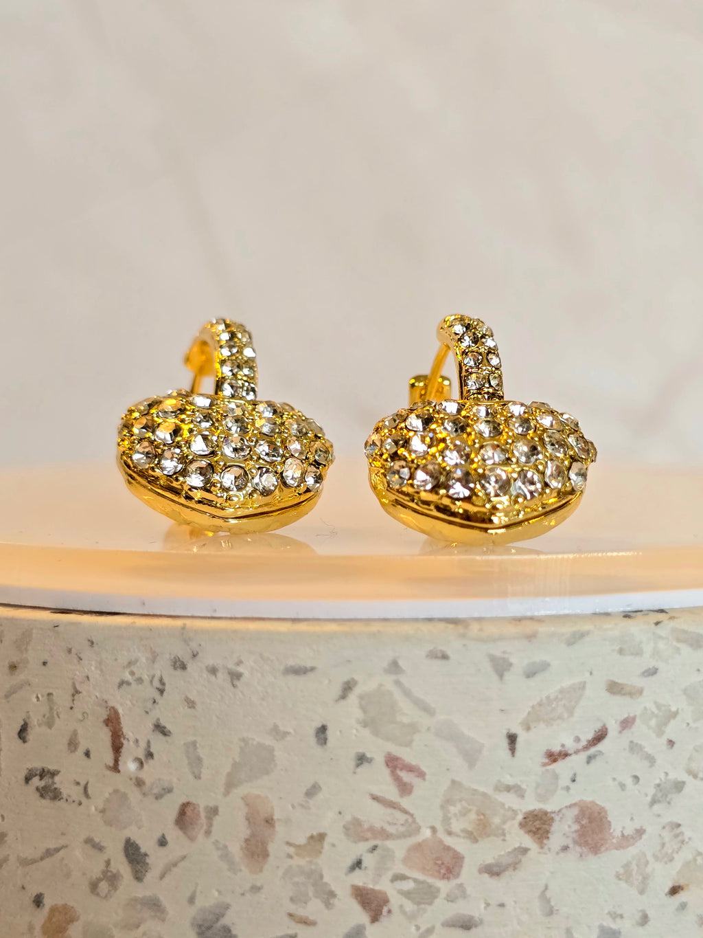 Sweetheart Jewel Hoops