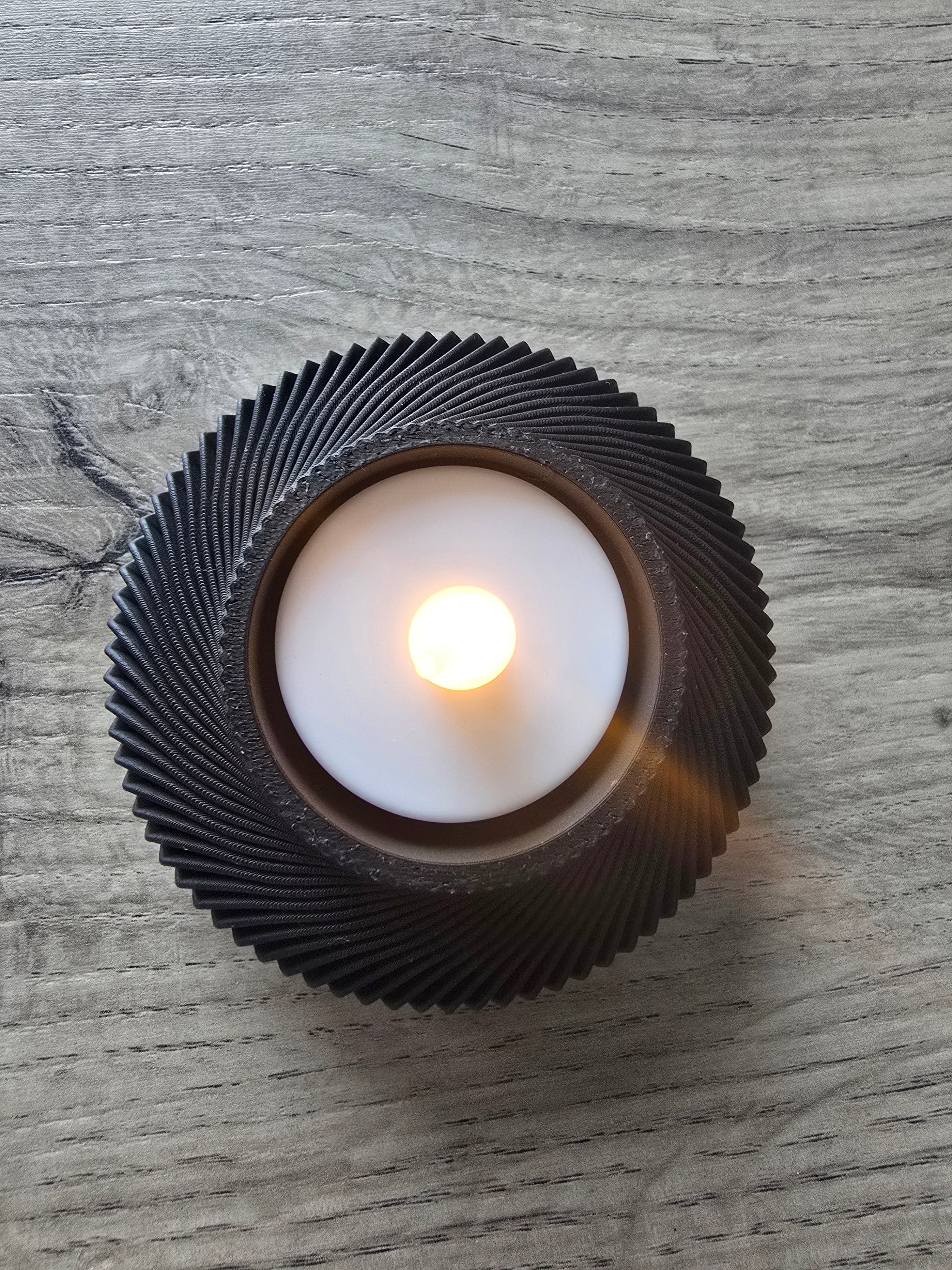 Riflede/Snoede Lysestage