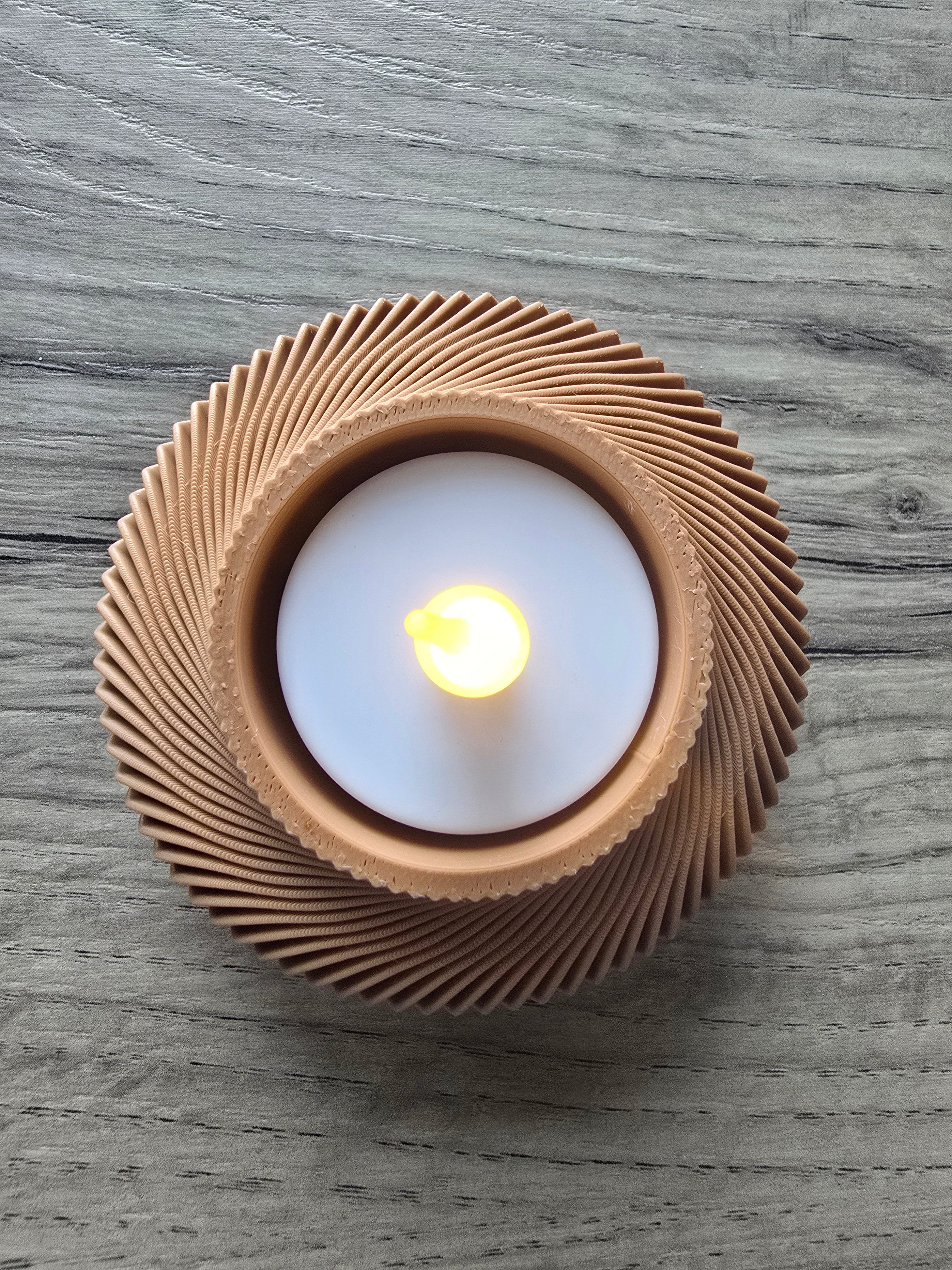 Riflede/Snoede Lysestage