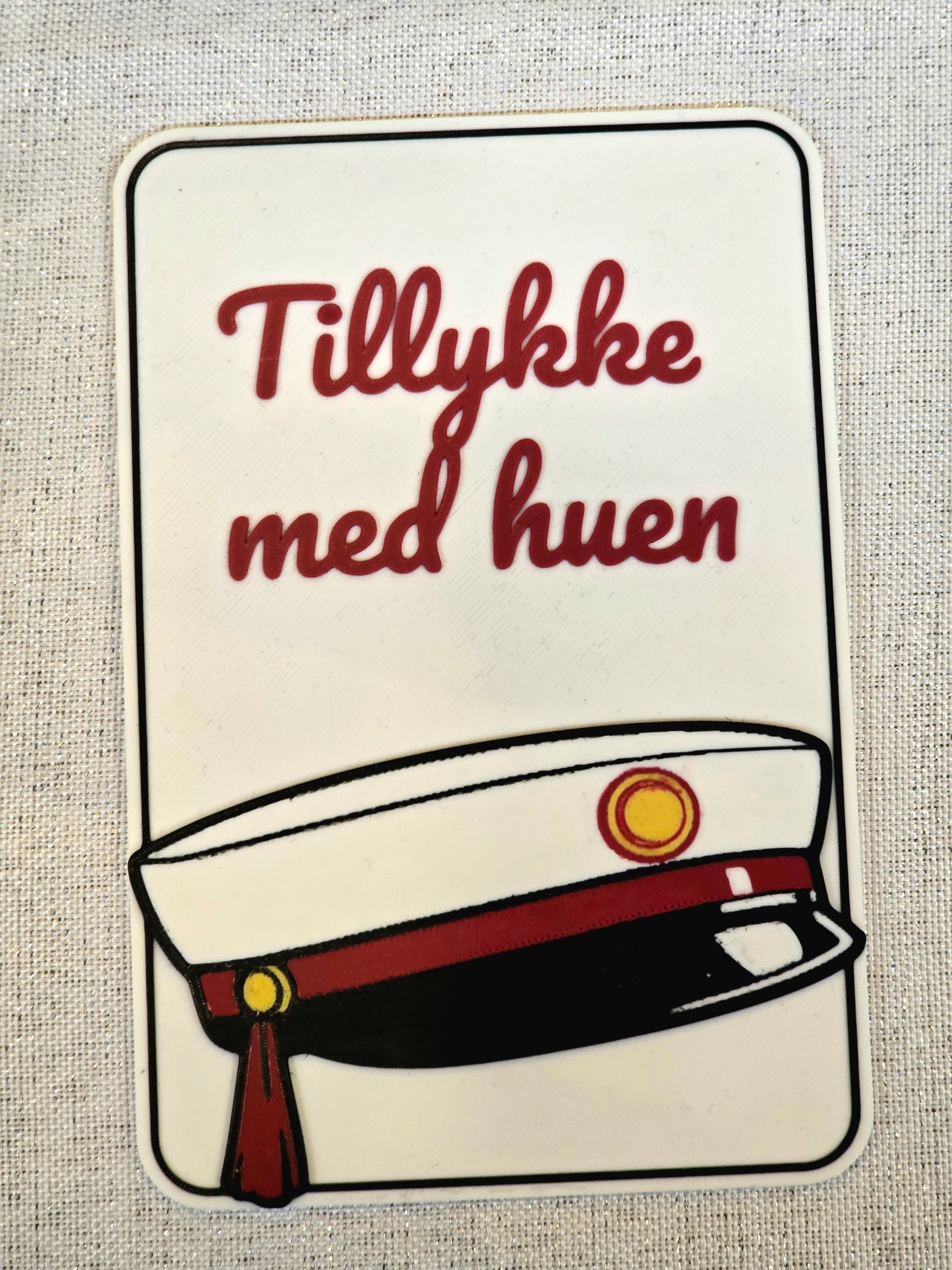 Student rød hue